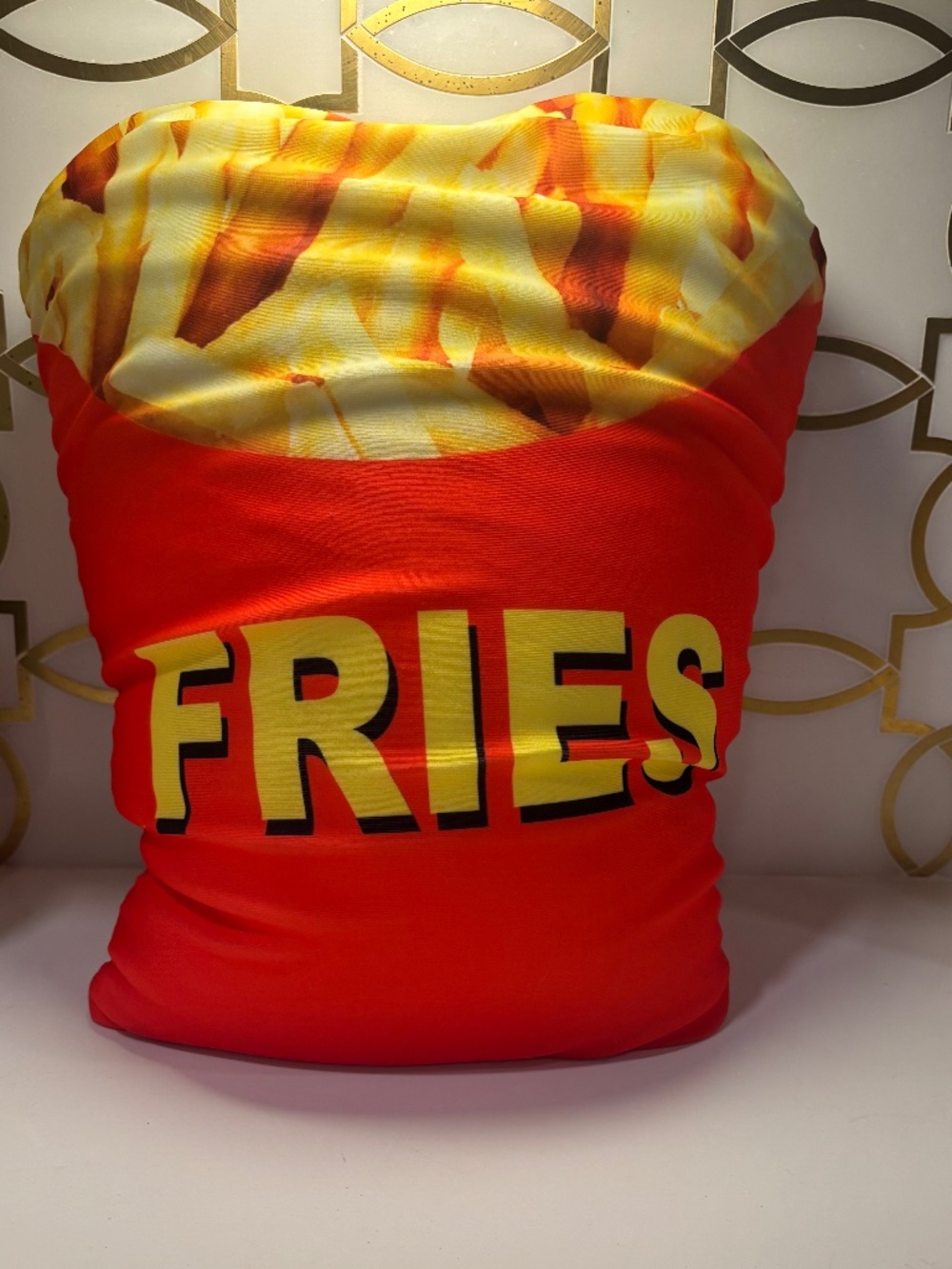 Preowned Iscream Photoreal 2 Scoops 17 inch French Fry Pillow